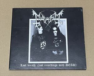 送料込 MAYHEM - Last Breath (Last Recordings With Dead) 輸入盤CD