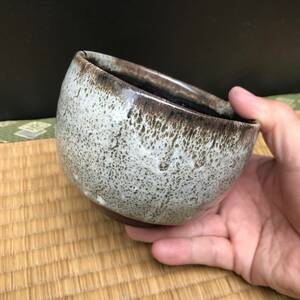 バーナードリーチ銘印？のお茶碗　茶器　茶入　茶わん　小鉢　杯　珍味入れ（R60430_E）