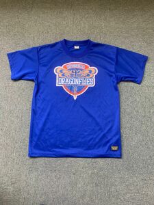 【希少】広島　広島ドラゴンフライズ　ドラゴンフライズ　バスケットボール ベンチウォーマー　速乾 半袖 Tシャツ