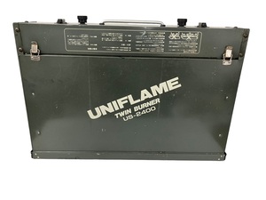 お05-207aT//【中古】Coleman アウトドア用品 グリル UNIFLAME TWIN BURNER US-2400