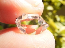 7128 ハーキマーダイヤモンド 超超極美美11.2mmの超超クリア美透明水晶クリアWR向き美結晶_画像4