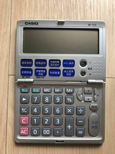 CASIO カシオ 金融電卓　ローン電卓　BF-750