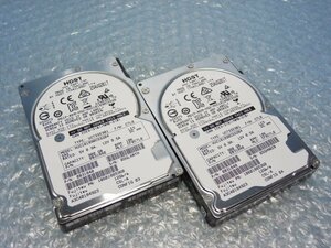 1PVW // 2個セット / HGST HUC101890CSS204 900GB 2.5インチ SAS 12Gb/s 10K(10000)rpm (A3C40184923) // Fujitsu PRIMERGY RX2530 M4 取外