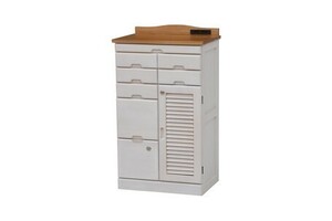  new goods @ key attaching drawer fully FAX pcs outlet attaching natural tree 48cm width / natural white 