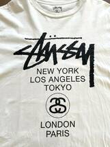 貴重 レア 格安 ステューシー stussy Tシャツ XL ワールドツアーT_画像2