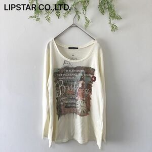 【LIPSTAR CO.,LTD.】トップス Tシャツ カットソー 長袖 プリント ロンT