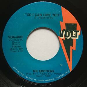 SOUL 45 ● EMOTIONS ● SO I CAN LOVE YOU / GOT TO BE THE MAN　BLACK MILK ネタ　MURO