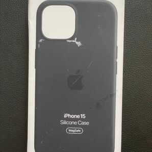 Apple 純正 iPhone 15 シリコンケース・ブラック 新品未使用