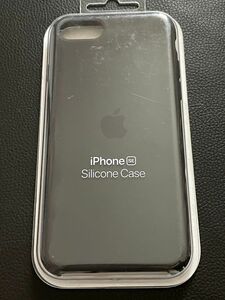 Apple 純正 iPhone 7 8 SE シリコンケース・ブラック 新品