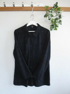 * free shipping *BRUNO PIATTELLI look black .. feeling. exist small of the back height blouse 
