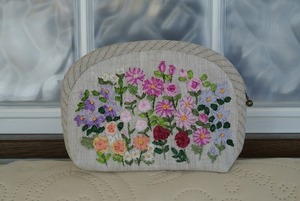  hand made embroidery pouch ( exhibition day :2024 year 5 month 17 day )
