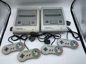  junk / Nintendo / Super Famicom / body . controller only / soft reading verification /2 pcs. set 