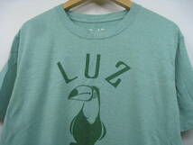 LUZeSOMBRA ルースイソンブラ Tシャツ 半袖 トップス ロゴ 緑 グリーン サイズM_画像2