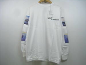 新品 定価13200円 WACKO MARIA ワコマリア ロンT ロングスリーブTシャツ DAVIDESORRENTI-WM-LT01 白 ホワイト サイズM