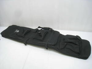 WIBERTA ウィベルタ ライフルケース ライフルバッグ ガンケース ガンバッグ サバゲー ミリタリー 黒 ブラック サイズ114.5×28cm