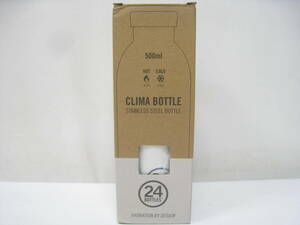 新品 24BOTTLES 24ボトルズ CLIMA BOTTLE クライマボトル ステンレス製携帯用魔法瓶 水筒 保温 保冷 ボトル 白 ホワイト 500ml