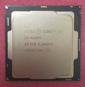 CPU 2個セット Intel Core i3-8100T SR3Y8 3.10GHz i3 第8世代 プロセッサー 中古動作確認済 管理番号：C161