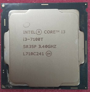 CPU 8個セット Intel Core i3-7100T SR35P 3.40GHz i3 第7世代 プロセッサー 中古動作確認済 管理番号：C160