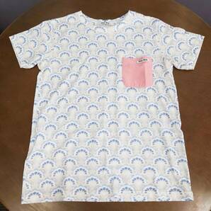 美品★miu miu◆Tシャツ Sサイズ 綿100％ コットン 総柄 ミュウミュウ 春夏秋