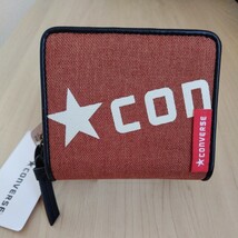 ラウンドファスナー二つ折り財布　 二つ折り財布 　ファスナー財布 　財布 　CONVERSE　 コンバース おしゃれ プレゼント★新品・未使用★_画像1