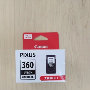 新品　 Canon 　キヤノン　純正品 　インクカートリッジ 　BCI-360XL 　ブラック　大容量タイプ　インクタンク　PIXUS　〓 未開封 〓