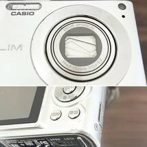 ★CASIO EXILIM EX-Z100 充電池 NP-40 充電器 BC-31L カシオ エクシリム コンパクト デジカメ シルバー系 管6067_画像10