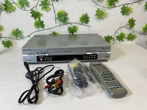 4134-01★動作確認済★パナソニック Panasonic VHSビデオデッキ NV-HXB55 2002年製　※現状品★