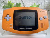 4129-02★任天堂/GEME BOY ADVANCE/ゲームボーイ アドバンス/GBA/オレンジ/動作確認済み/AGB-001★_画像2