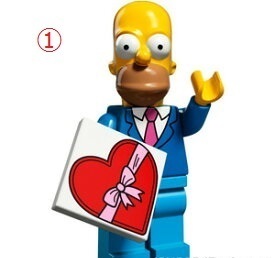 *LEGO( Lego )* мини фигурка серии Simpson z2* ① состязание одежда. сигнал ma-