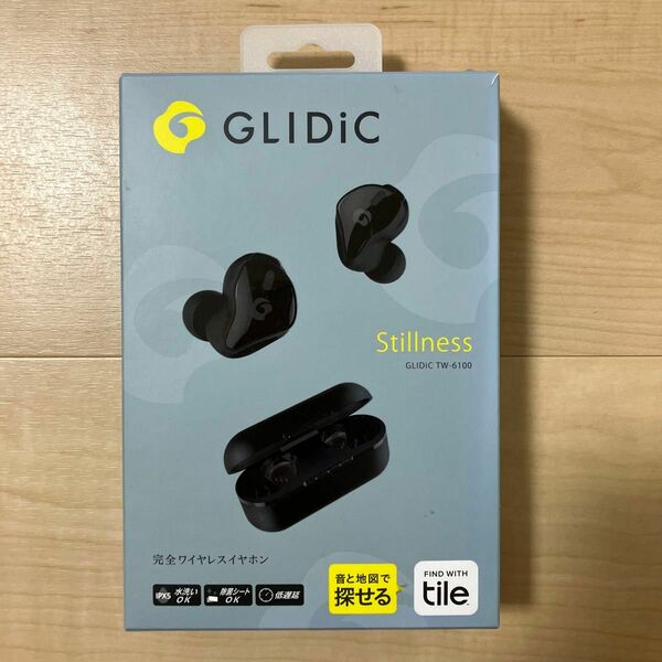 完全ワイヤレスイヤホン GLIDiC TW-6100 GL-TW6100-BK ブラック