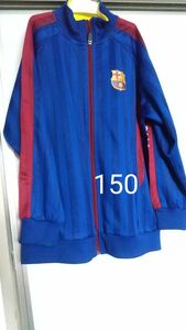 ジャージ　150 FCバルセロナ　Barcelona　サッカー　　スポーツ　青　ジャケット　上着　