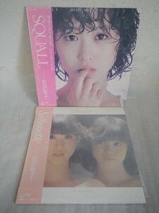 松田聖子　LPレコード　SQUALL・Silhouette　2枚まとめて