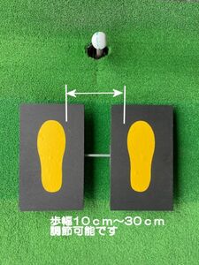 ゴルフ練習器具バランスゲッター(歩行のリズムで足の使い方が分かる！)
