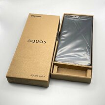 未使用品 AQUOS wish3 SH-53D ブラック Android スマートフォン ドコモ SIMフリー_画像1