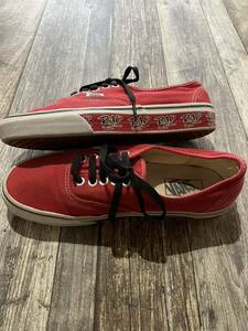 送料無料　VANS USA企画　オーセンティック　RAD PACK 赤　US8.5