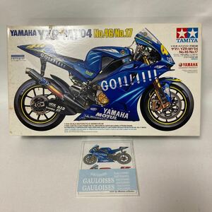  Tamiya 1/12 Yamaha YZR-M 1'04 not yet constructed after market goods go lower z decal attaching TAMIYA YAMAHA