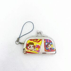 SALE＊不二家/ペコちゃん＊ がま口 キーホルダー/ コインケース＊ストラップ付き