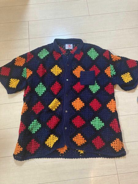 SON OF THE CHEESE Stained glass Knit L