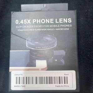 携帯用カメラレンズ0.45X PHONE LENS