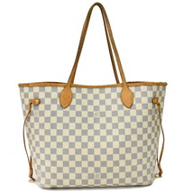 ルイヴィトン ネヴァーフルMM トートバッグ N51107 ダミエアズール アイボリー LOUIS VUITTON Neverfull MM_画像3