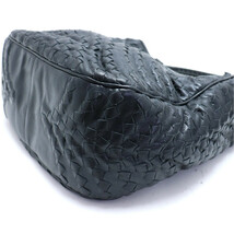 ボッテガヴェネタ トートバッグ ハンドバッグ イントレチャート 199876 レザー レディース ブラック BOTTEGA VENETA_画像6