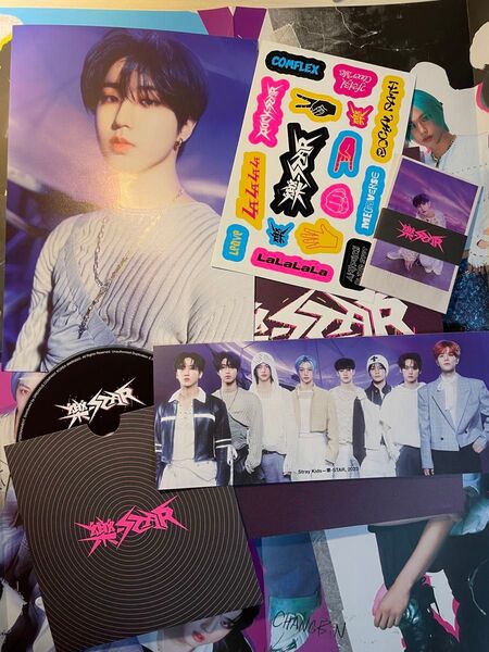 Stray kids スキズ ハン 楽-star アルバム 限定盤 ミニポスター