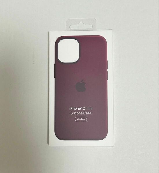 【Apple純正】iPhone 12 mini シリコンケース 新品 プラム