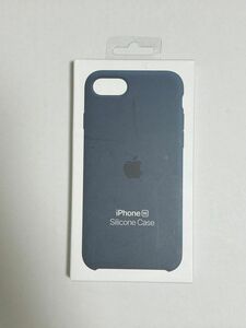 Apple純正iPhone 7 / 8 / SE シリコンケース 新品 アビスブルー