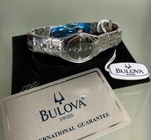 ★未使用 稼動品★BULOVA ブローバ★B137S★Always オールウェイズ★ダイヤ4P★クオーツ★レディース 腕時計★箱・説明書・ギャランティ付 _画像4