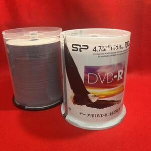 ☆未使用品☆ SP DVD-R データ用 200枚セット 4.7GB 1〜16倍速 1回記録用 管理 パックアップ (05166E