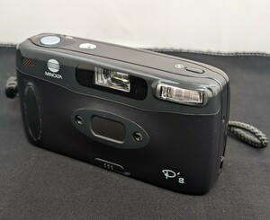 MINOLTA ミノルタ P's Ps ピーズ コンパクト フィルムカメラ グリーン コンパクトフィルムカメラ　通電確認済み 動作未確認　(05076