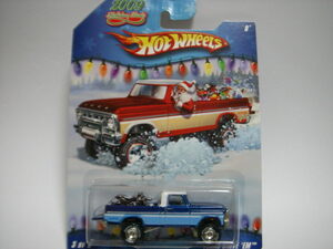 ホットウィール (青) '72 フォード ピックアップ Texas Drive 'Em ＜未開封＞ Hot Wheels '09 ホリデー ロッズ