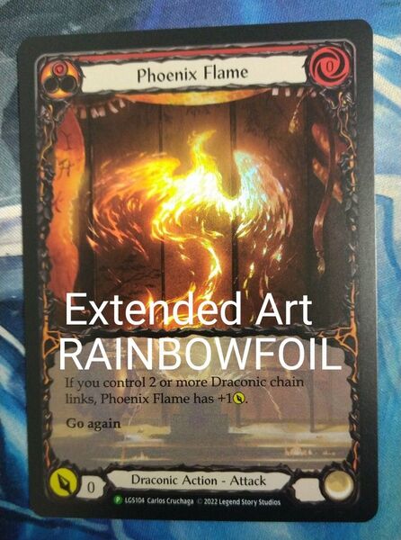 Flesh and Blood Phoenix Flame LGS Extended Art RAINBOWFOIL 英語版 1枚