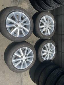 ◆AS530-5◆2022年製◆ダイハツ純正◆タントカスタム◆14×4.5J+40◆4H100◆DUNLOP◆ENASAVE◆155/65R14◆4本セット◆中古品◆